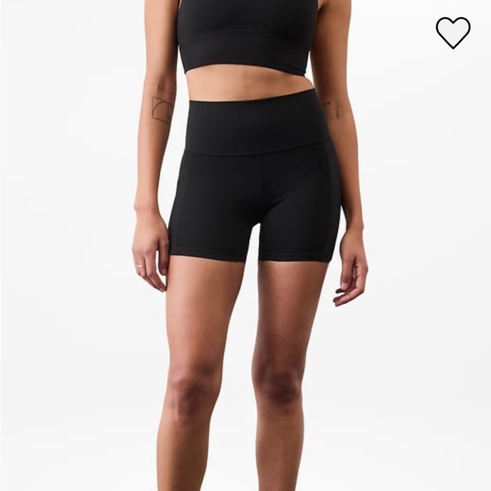 Athleta Black Bike Shorts